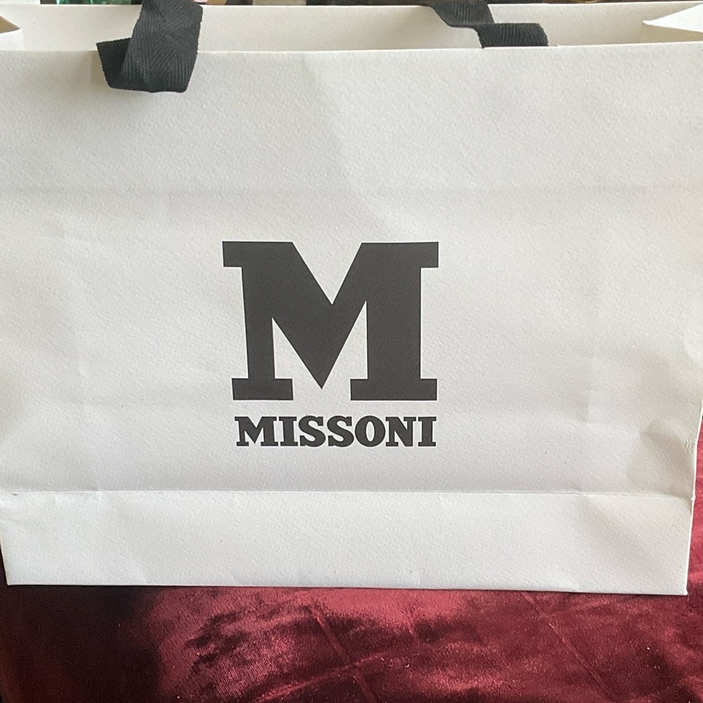Missoni Black and White Tote Bag